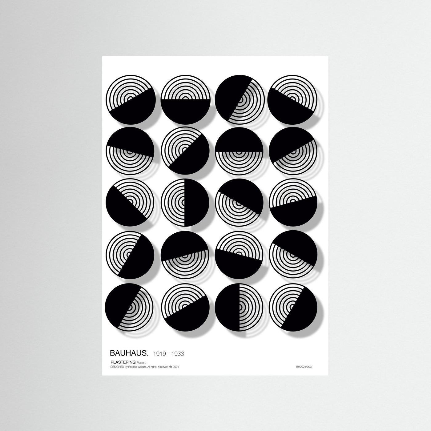 BAUHAUS 1919-1933 D001 V3 - PlasteringPosters.com | Fine Art Printed Posters