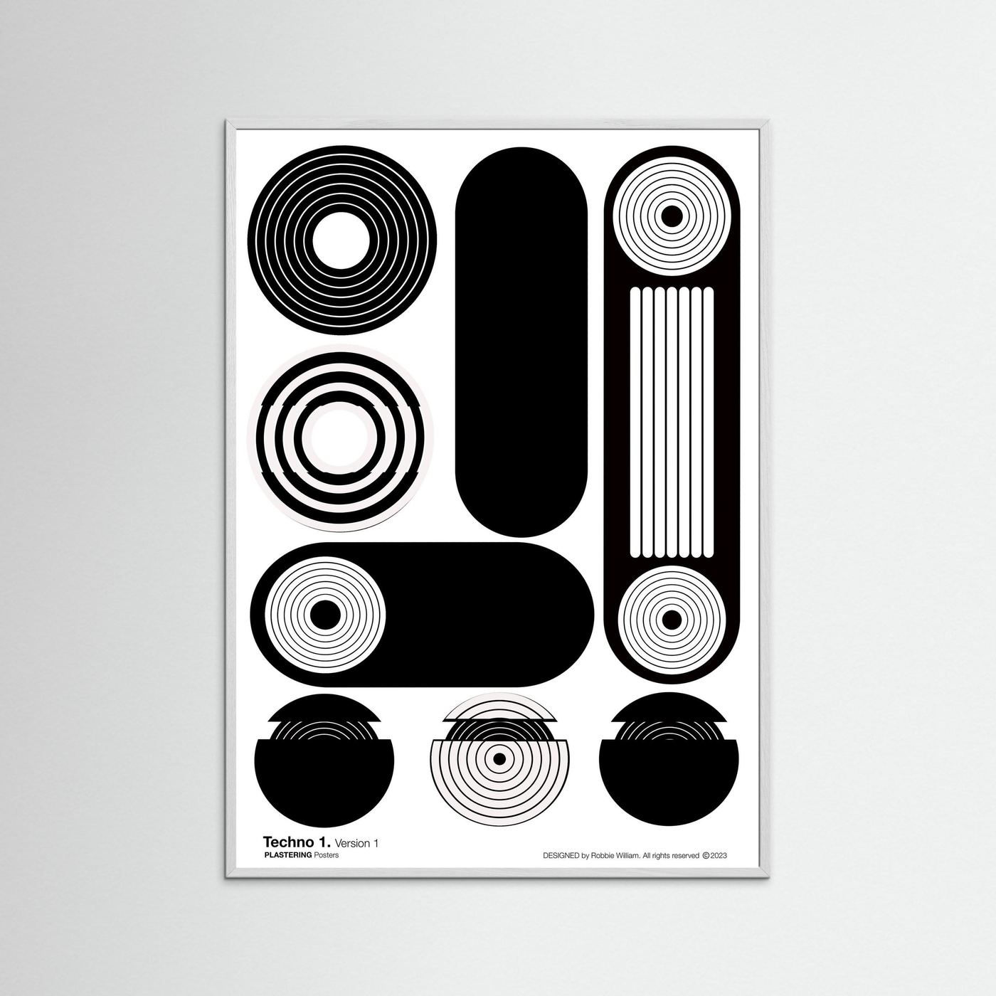 BAUHAUS 1919-1933 Techno 1 V1 - PlasteringPosters.com | Fine Art Printed Posters