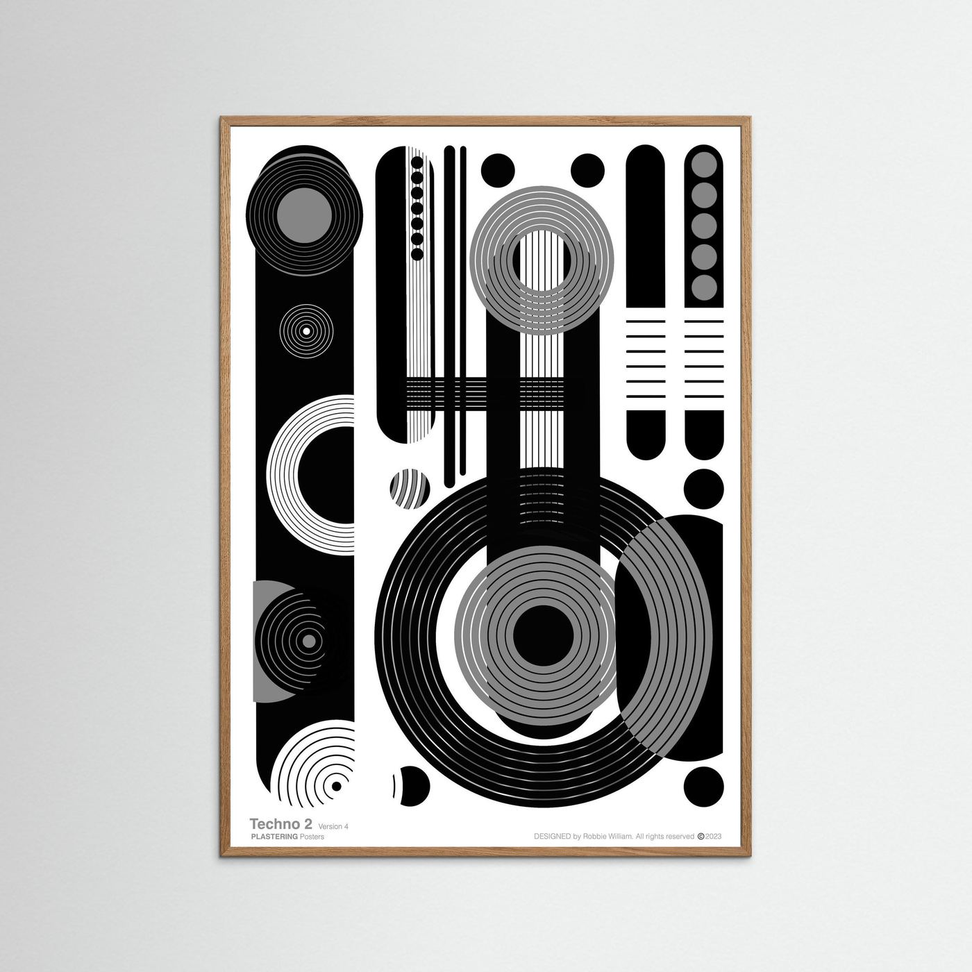 BAUHAUS 1919-1933 Techno 2 V4 - PlasteringPosters.com | Fine Art Printed Posters