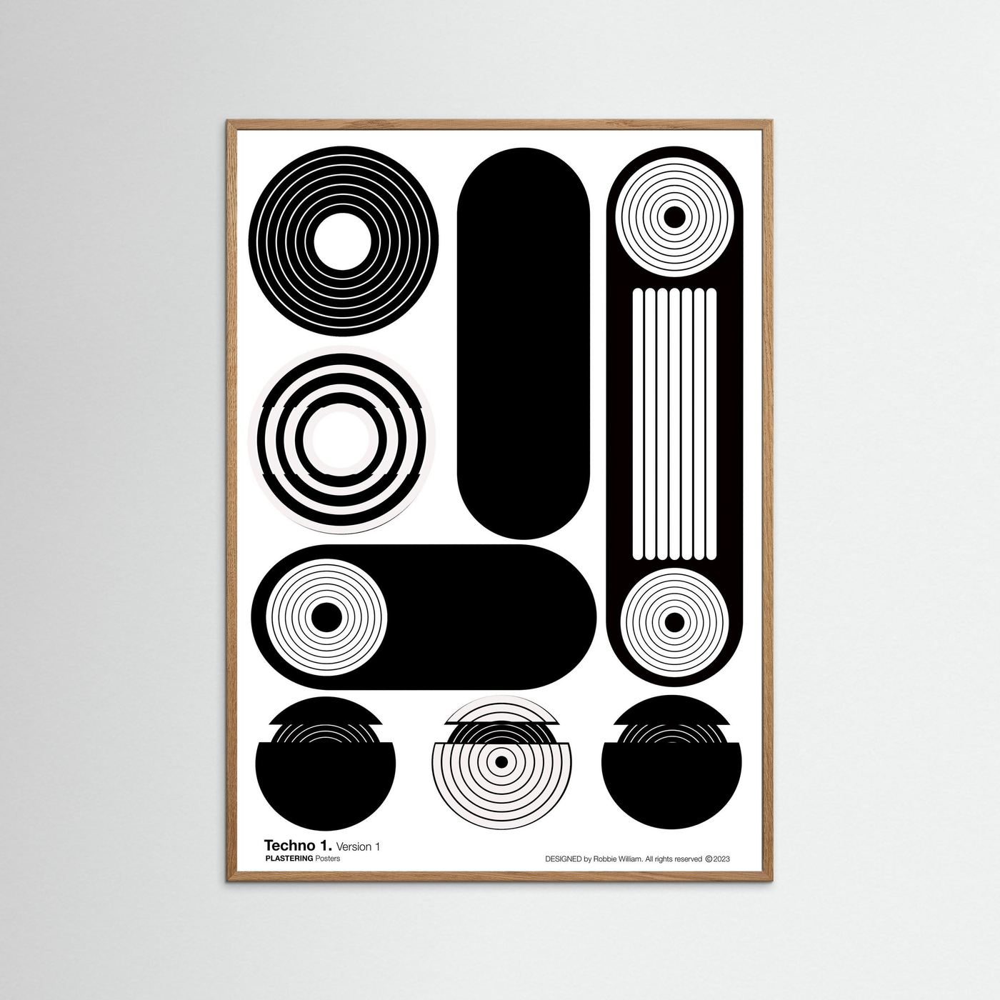 BAUHAUS 1919-1933 Techno 1 V1 - PlasteringPosters.com | Fine Art Printed Posters