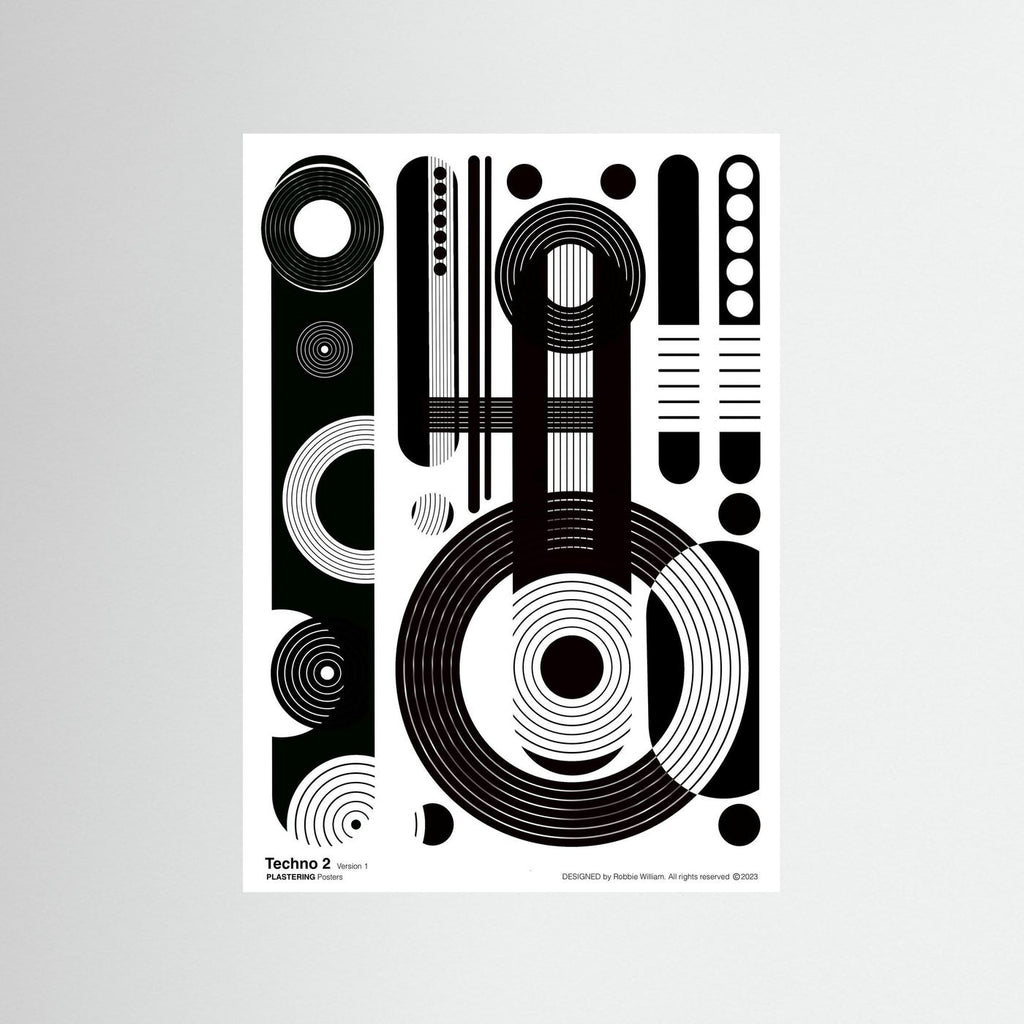 BAUHAUS 1919-1933 Techno 2 V1 - PlasteringPosters.com | Fine Art Printed Posters