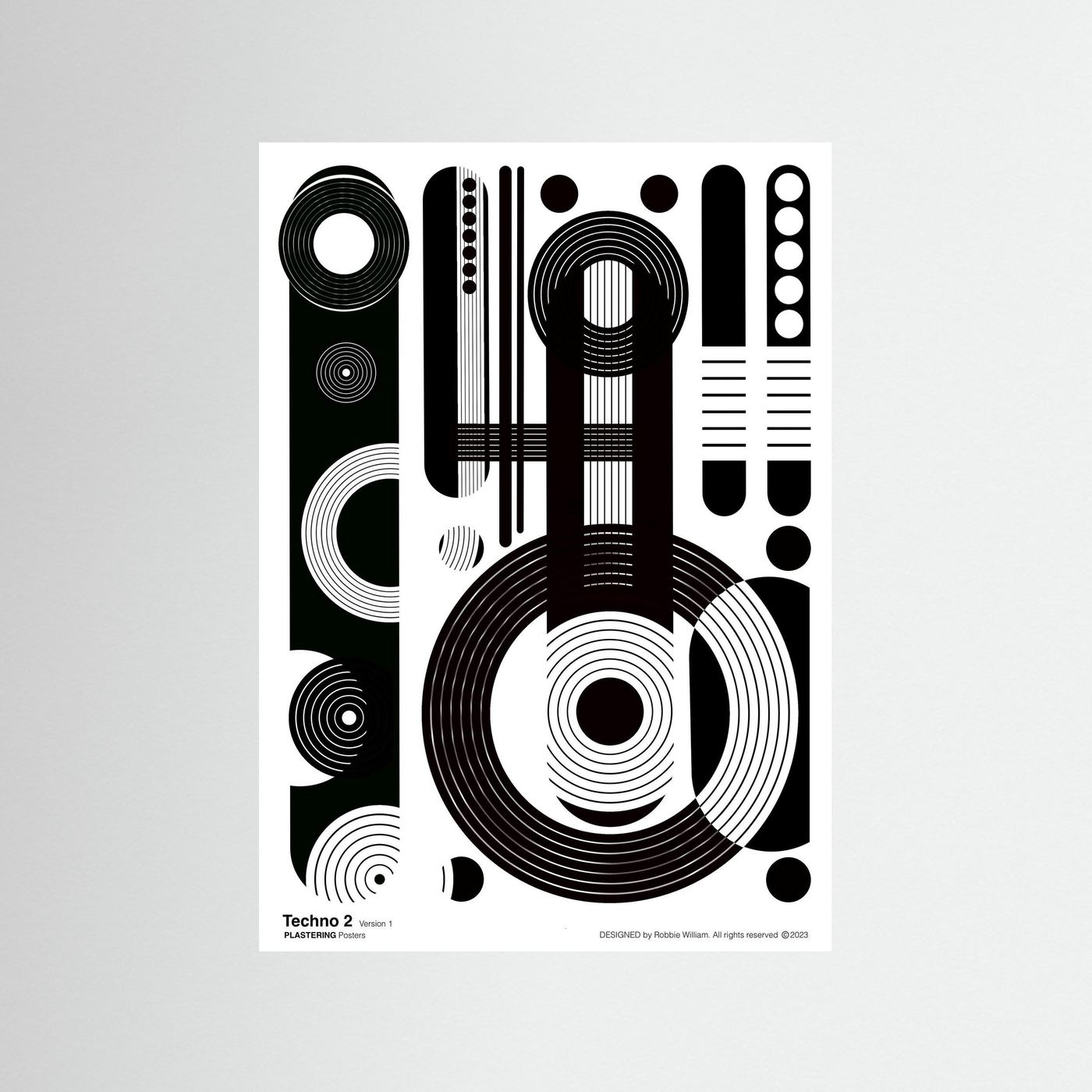 BAUHAUS 1919-1933 Techno 2 V1 - PlasteringPosters.com | Fine Art Printed Posters