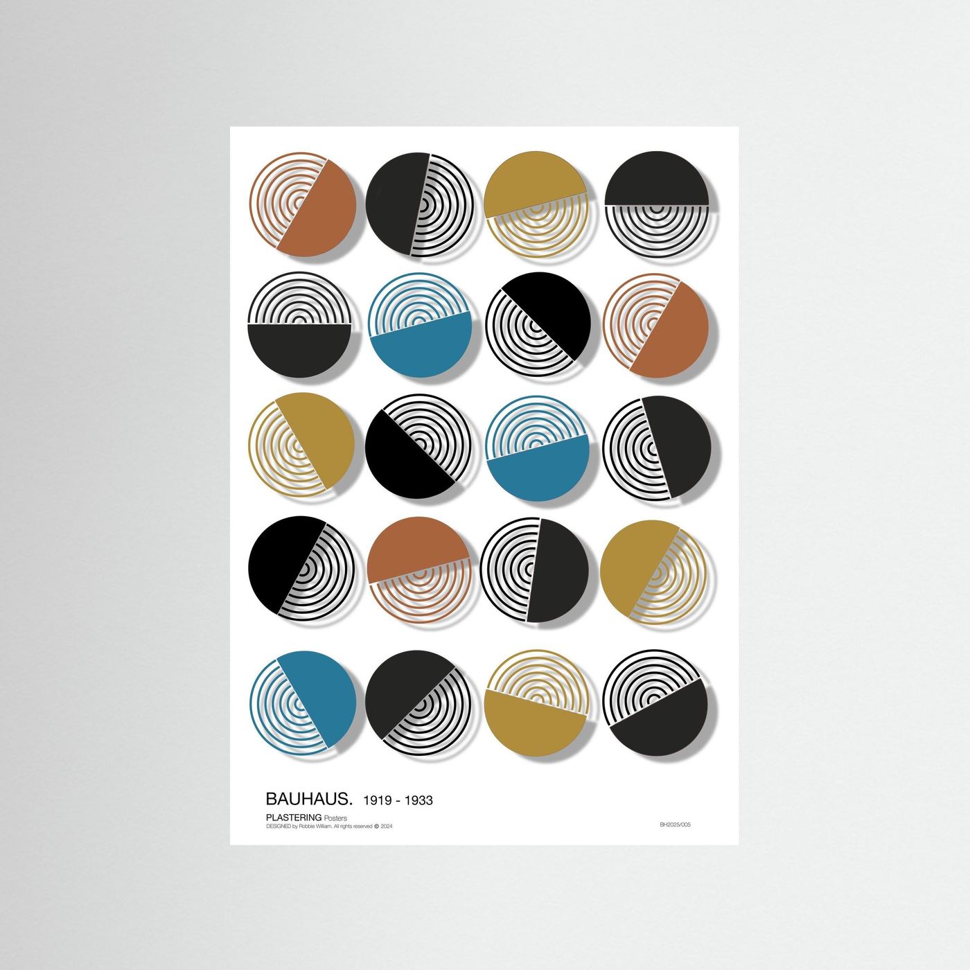 BAUHAUS 1919-1933 D001 V5 - PlasteringPosters.com | Fine Art Printed Posters