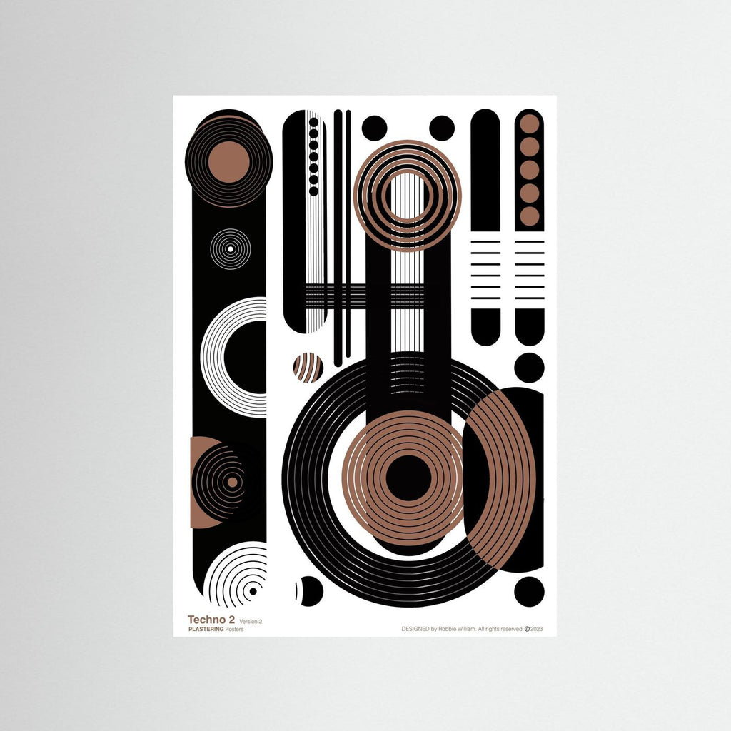 BAUHAUS 1919-1933 Techno 2 V2 - PlasteringPosters.com | Fine Art Printed Posters